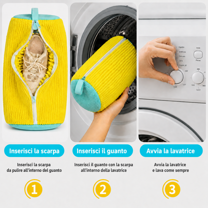 Sacca Lavatrice per Scarpe 360°